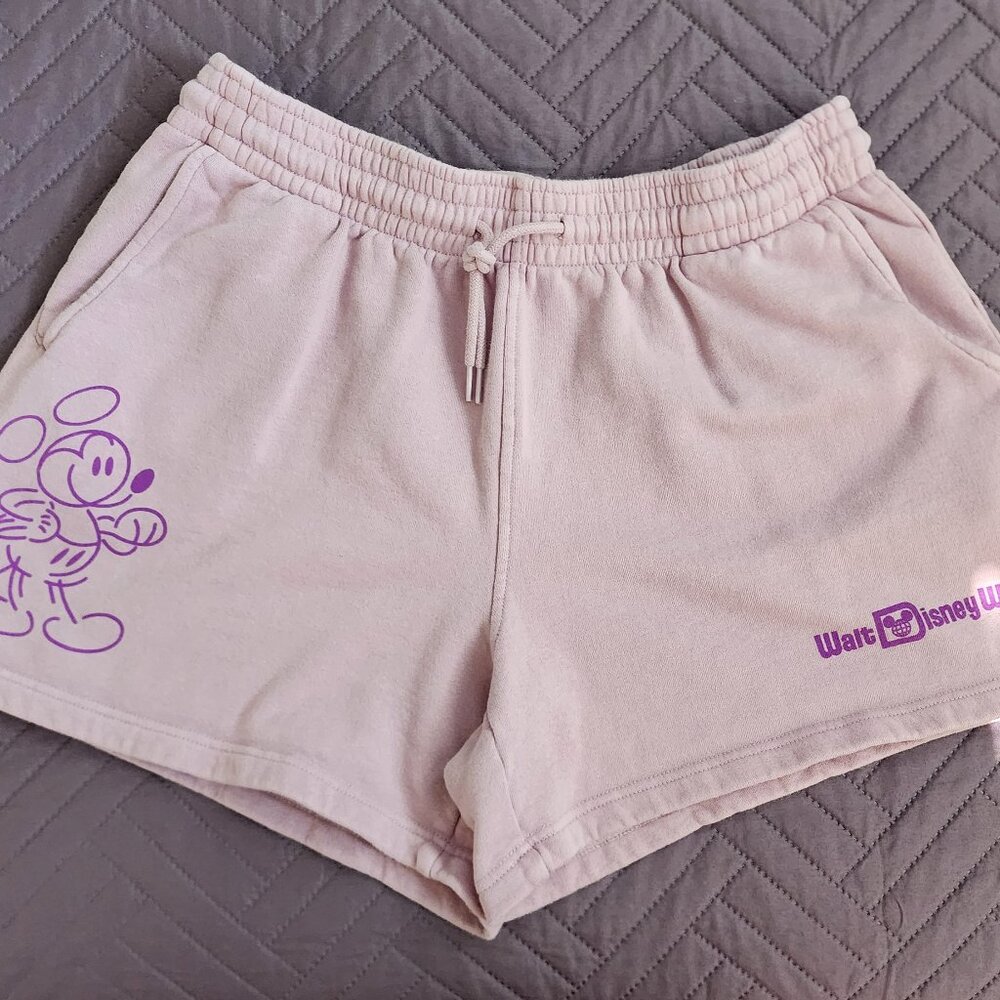 Disney Mickey Mouse Shorts Lavender Large